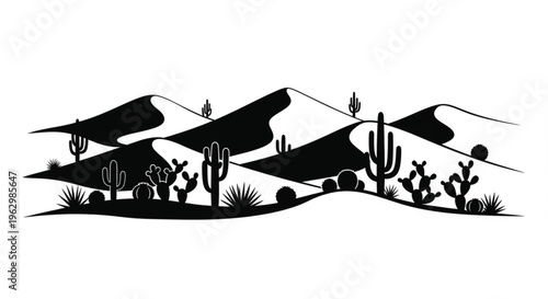 Vintage vector illustration of a horse flying a military biplane through the desert and over the beach sky