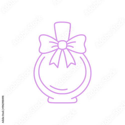 Perfume bottle outline icon