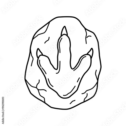 Dinosaur Footprint Icon