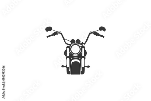 Vintage Motorcycle Silhouette Vector