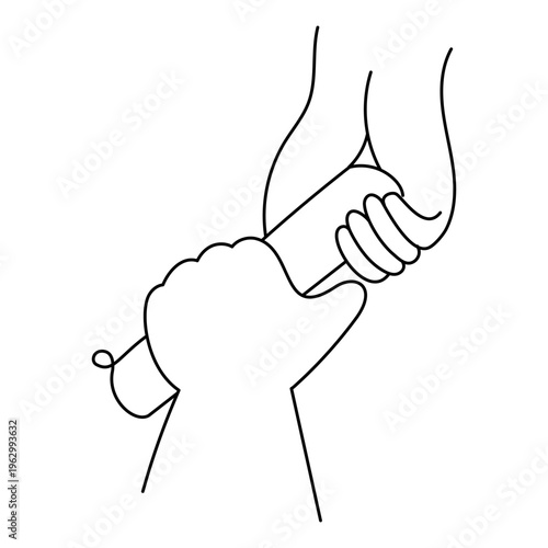 Passing Baton icon, Relay Race Teamwork and Coordination Concept for Track and Field Athletics, Handover Symbol for Speed Collaboration and Competitive Sports Performance icon