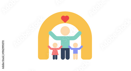 Family love and support togetherness concept.