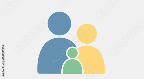 Family people group icon symbol.