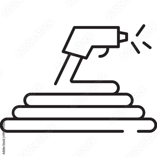 Garden Hose Spray Icon