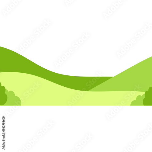 Green Hills Landscape Banner