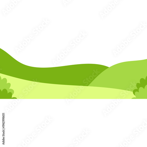 Green Hills Landscape Banner