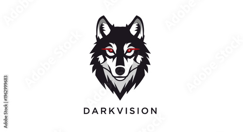 Wolf Head Logo Design Concept.