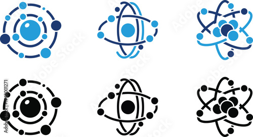Black and white illustration of laboratory equipment with magnifying glasses