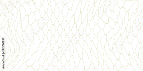 Mesh texture for fishing nets gold color gradient. Seamless pattern for sportswear or soccer goal, volleyball net, basketball hoop, modern, vector,