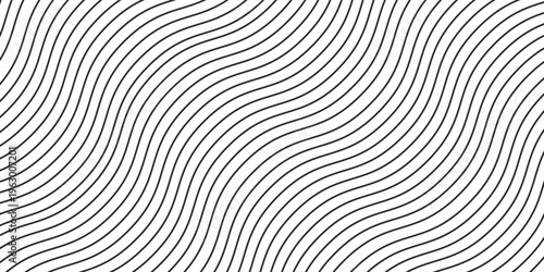 simple black thin line smooth wave pattern for banner poster background.
