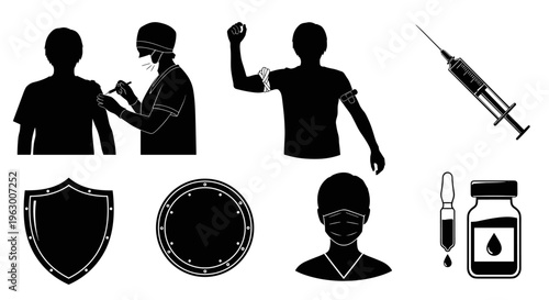 Medical Professional Giving Injection.