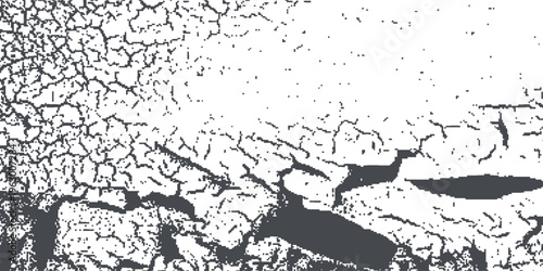 Grunge grain scratched texture vector black and white grain noise Speckle grain dot white paper noise texture with distress effect vector illustration