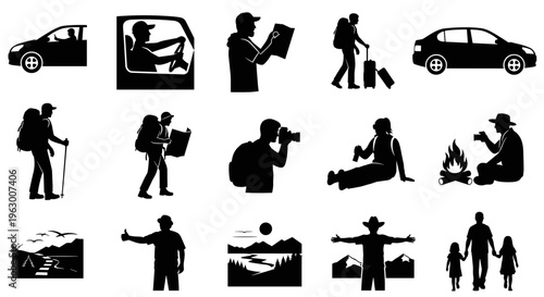 People on vacation travel and tourism.