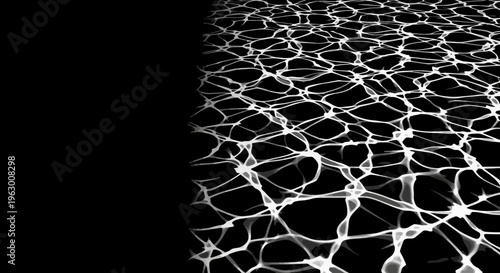 Abstract Water Surface Ripples Light Reflection Pattern.