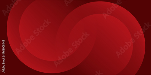 Red abstract background. Dynamic shapes composition. Eps10 vector