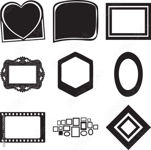 Black and white of kitchen whisk and utensils isolated on white background msea set kitchen utensils