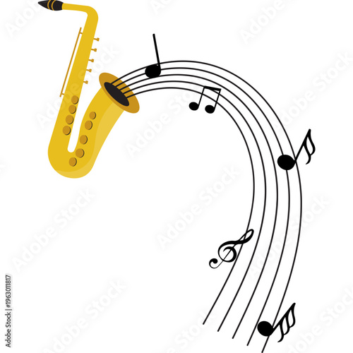 Saxophone Music Flow