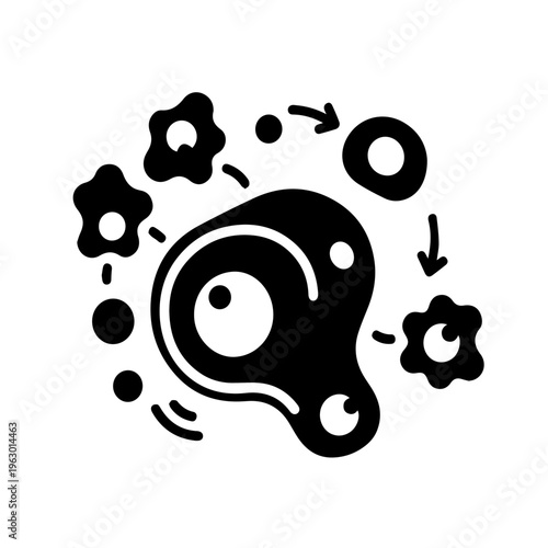 Cell Division Process Icon