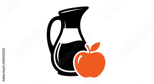 Apple Cider Vinegar in a Pitcher.