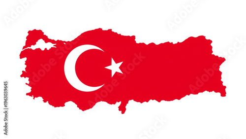 Turkey Crescent Moon Map
