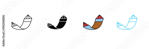 Rustic Barn House Icon for Agriculture, Rural Farm Life, and Countryside Building. Symbol Vector Illustration.