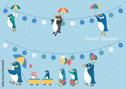 ペンギン■ペンギンの散歩