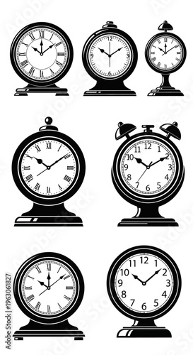 Vintage Alarm Clocks Collection: Retro Timepieces for Nostalgic Decor and Design