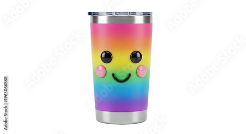 Rainbow Kawaii Tumbler