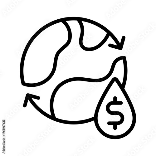 Oil icon vector. Fuel Illustration sign. Petroleum symbol. petrol logo. 