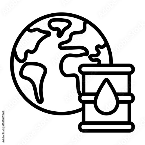 Oil icon vector. Fuel Illustration sign. Petroleum symbol. petrol logo. 