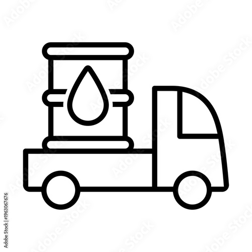 Oil icon vector. Fuel Illustration sign. Petroleum symbol. petrol logo. 