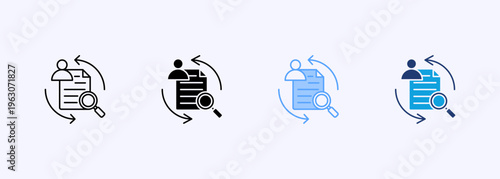 Accountability Icon Set Multistyle Various Collection Element For Design