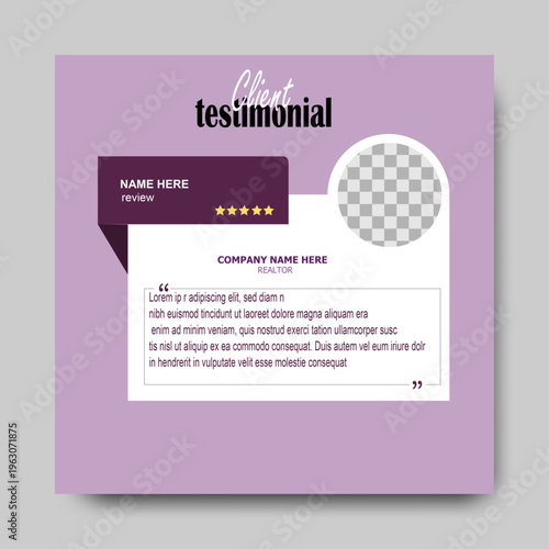 Professional Template for Customer Reviews to Promote Your Business