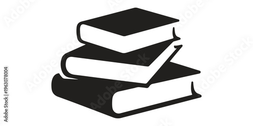 An isolated stack of old textbooks and literature books forms a white background pile representing education, wisdom, and the school library reading experience