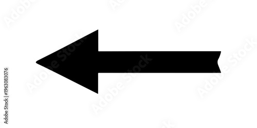 A 3d black and white arrow icon vector illustrates a business growth concept pointing the way toward success as a red pointer sign for a right direction choice