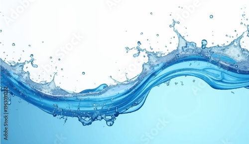 An artistic display captures the essence of a crystal-clear water wave, freezing the dynamic movement and showcasing the beauty of the liquid element in its purest form.