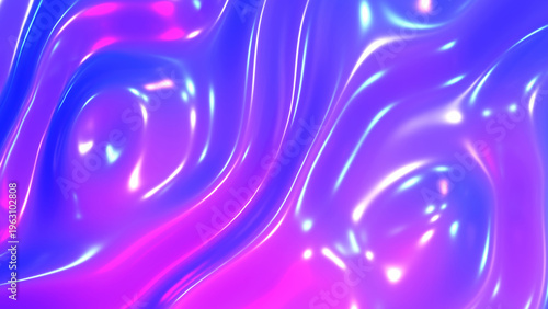 Purple blue plastic shiny background, latex glossy foil texture pattern wallpaper..