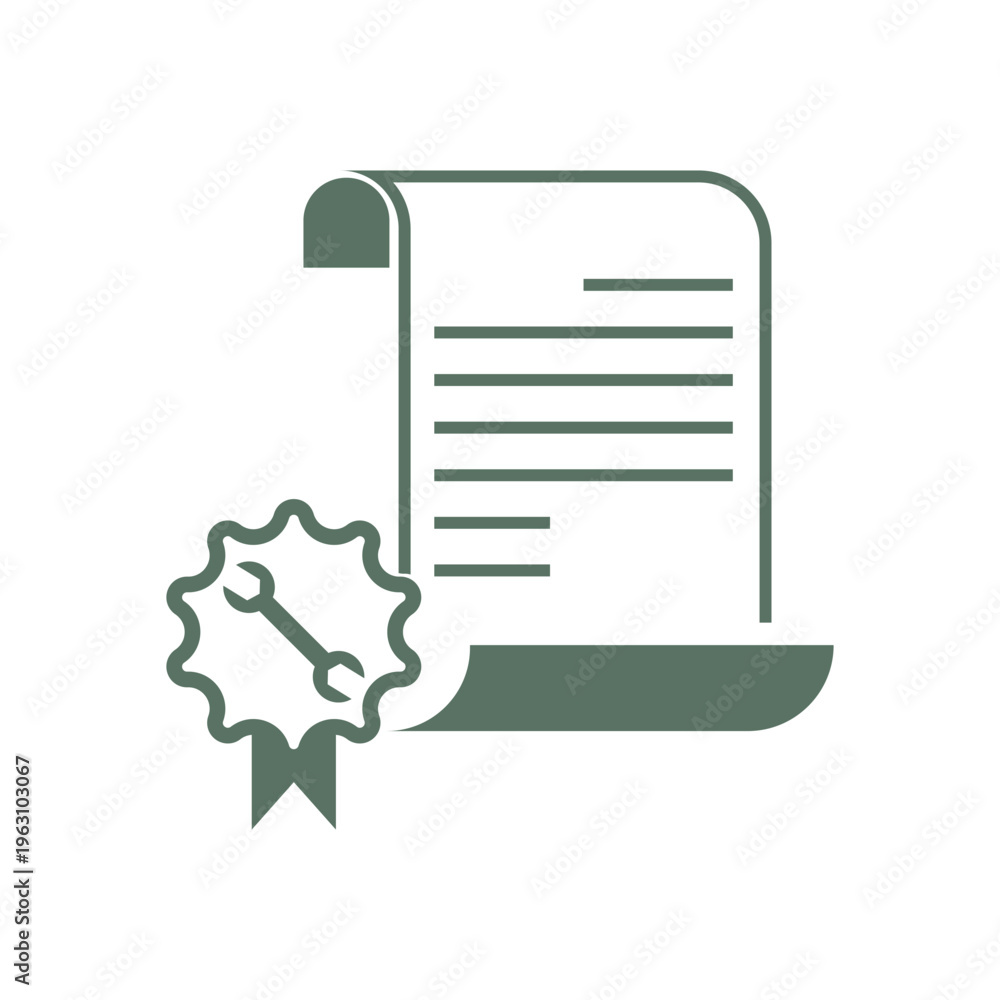 Obraz premium Maintenance service icon