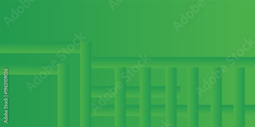 Green abstract background with geometric shapes gradient color for presentation design. Suit for business, corporate, institution, conference, party, festive, seminar, and talks.