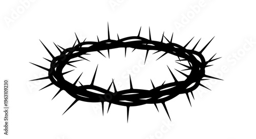 Crown of Thorns Symbolizing Sacrifice and Suffering.