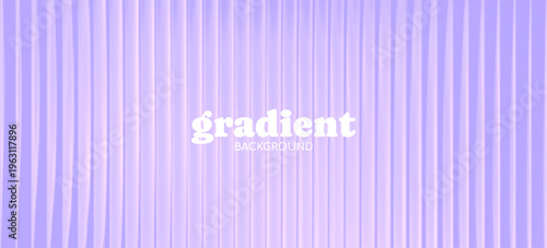 Ripple gradient glass background. Fractal texture effect with glow. Holographic vertical stripes background. Prismatic distortion. Pastel purple pattern. Vector illustration wallpaper