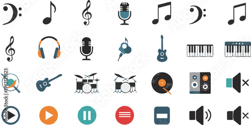 Music Icons and Symbols