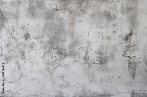 Processed collage of grey cracked stucco wall texture. Background for banner, backdrop or texture.