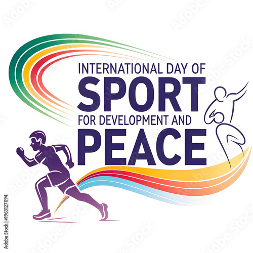 International Day of Sport for Development and Peace runner.
