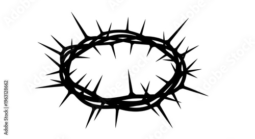Crown of Thorns Symbolizing Sacrifice and Suffering.