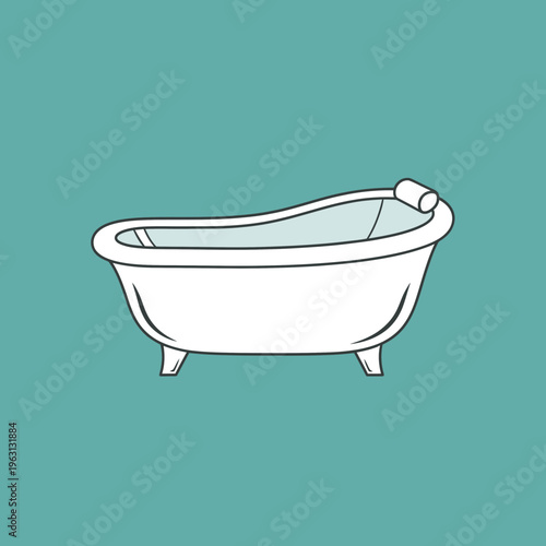 Clawfoot Bathtub with Feet.