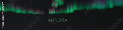 aurora light gradient atmospheric cosmic glow waves