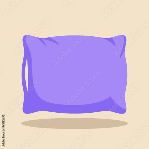 Purple Pillow Object Home Decor.