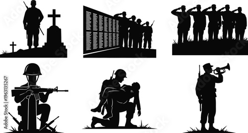 A set of six cartoon chicks in different poses and outfits playfully