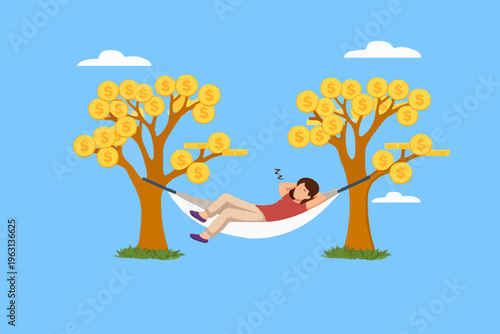 Relaxing Day With Money Trees